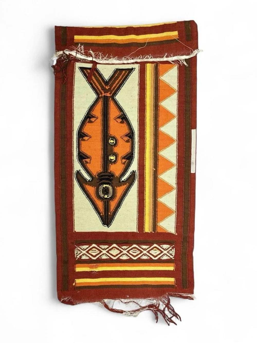 Vintage Tribal Fish Cabin Coastal Bohemian Wall Hanging Tapestry